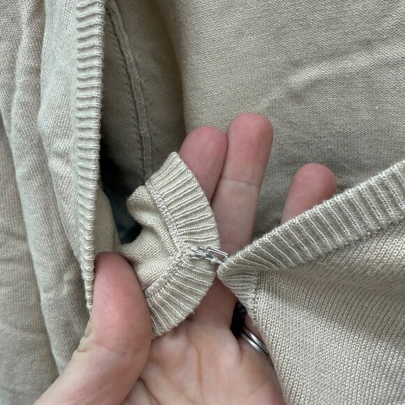 Torrid Fitted Shrug Cement Long Sleeve Knit Sweater Cardigan Womens 2X 18-20 NEW - Picture 4 of 10